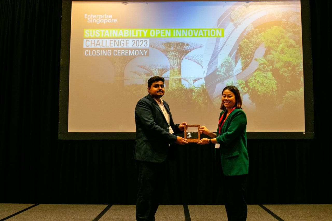 Caliche recognised as winner of Singapore Open Innovation Challenge